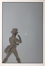 Ludger Gerdes Siebdruck datiert 88 signiert