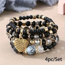Perlen Armband Set 4tlg
