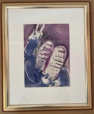 original Chagall Farb-Lithographie, Bibel Verve 1956, Mourlot Nr. 125