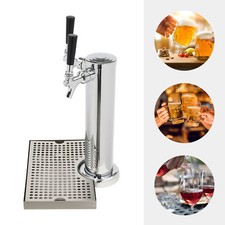 2 Köpfe Bier Schanksäule