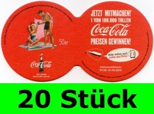 20 Stück Bierdeckel Coca Cola