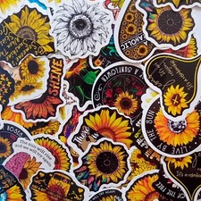 Indie Sonnenblume Aufkleber 10