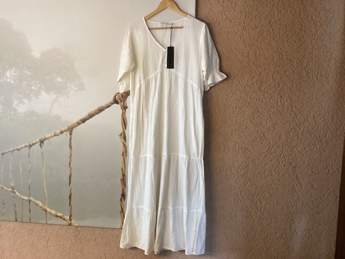 Weißes langes kleid hippie - weißes,