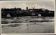 Ak Lebus an der Oder, Blick zum Ort mit Pletschenberg - 3595600