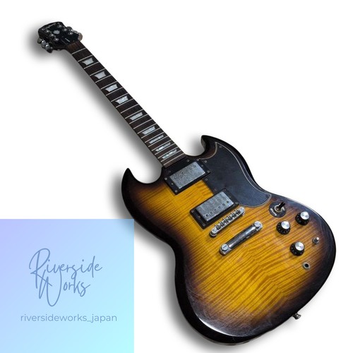 Epiphone gitarre flame - sg,
