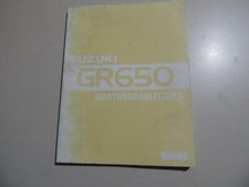 Werkstatt handbuch  Suzuki GR 650 / X / E 1983 1984 Wartung Reparatur