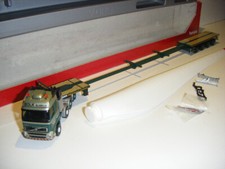 Herpa Volvo FH GL Bolk Almelo Windradflügel Schwertransport Teletrailer