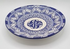 Marokkanischer Teller blau