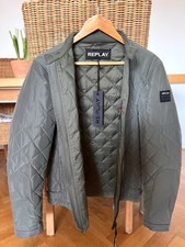 REPLAY Herren Bikerjacke M grün NEU!  