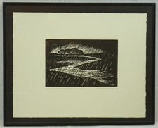 (H974) Original Holzschnitt