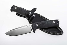 LionSteel T5 Satin Micarta Black Fahrtenmesser Bushcraftmesser Messer ✔️ 02LS023