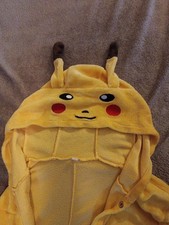 Pikachu Jumpsuit Faschingkostüm Größe M Pokémon Schlafanzug
