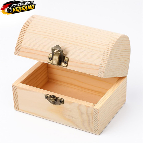 Kleine holzkiste mit deckel - mit,