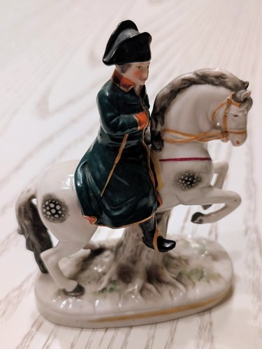 Porzellan figur reiter - porzellan,