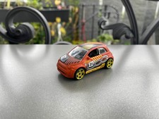 Hot Wheels Fiat 500 | Loose/Lose | Orange | Modell Spielzeugauto