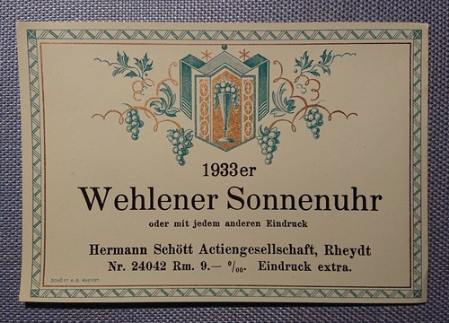 Altes weinetikett - altes,
