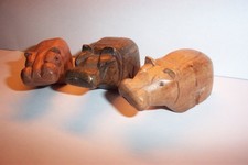 3x Süsse Mini Nilpferd Hippo