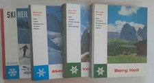 WALTER PAUSE | 4 Bücher | Ski + Berg Heil, Piste + Hütte | Gebundene Ausgaben