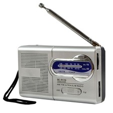 Aktives tragbares Radio AM/FM, 2AA batteriebetrieben mit Empfang über große Re