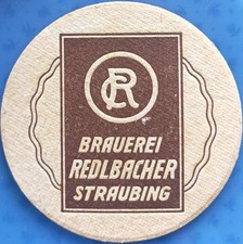 Alter Bierdeckel VK Brauerei Redlbacher Straubing um 1938