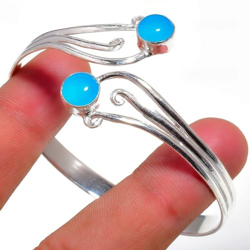 Blau chalzedon edelstein - blau,