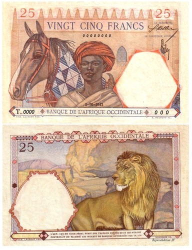 Francs vingt cinq - 25,