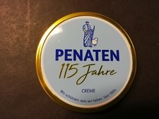 Dose Blechdose Penaten Creme 115 Jahre - 2019  7,5 cm Ø  1,7 cm hoch