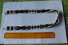 Gürtel Kette Perlen Handarbeit indianisch mexikanisch 82 cm