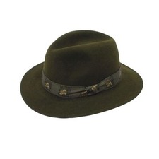 LODENHUT Rollhut 1114  oliv Jagdhut Hut Wollhut Falthut "Keiler"