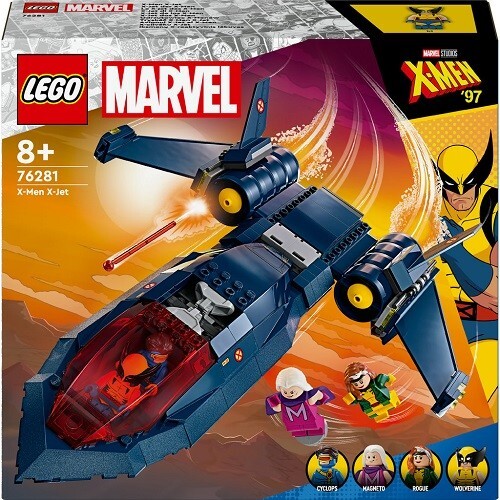 Lego men marvel x jet - marvel, x-jet