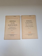 2x Reclam Schauspiele Theater Lessing: Minna von Barnhelm Emilia Galotti