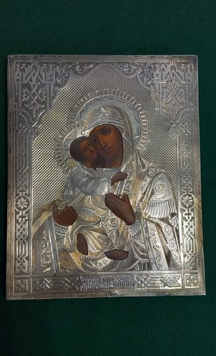 Alte russische ikone silber - russische, ikone.