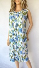 Vintage Blumenkleid, Plissee