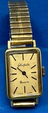 Glashütte GUB Damen Armbanduhr Quarz Uhr Damenuhr 8432 DDR Funktionstüchtig /P7