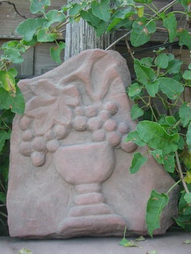 Weinglas mit trauben und - trauben,