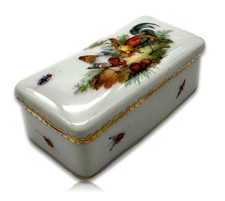 Antike Porzellan-Schatulle -