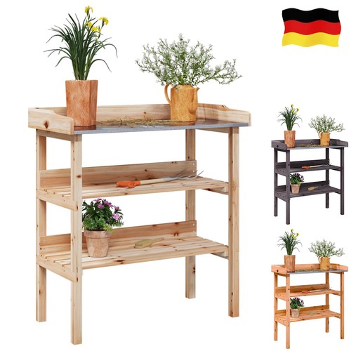 Pflanztisch mit ablagen - mit,