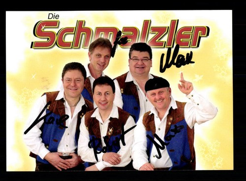 Die schmalzler autogrammkarte - schmalzler,