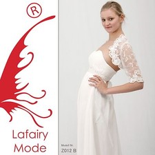 Lafairy Brautjacke Z012A Ivory