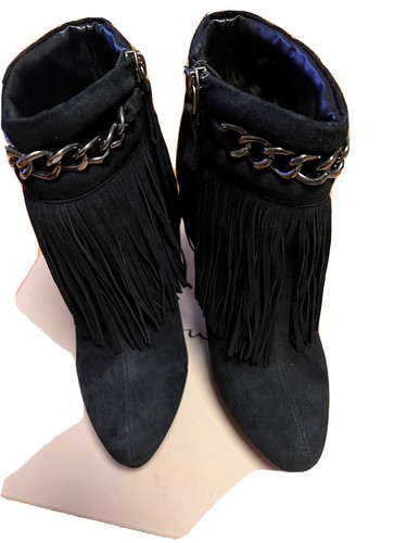 Stiefeletten fransen wildleder - stiefeletten,