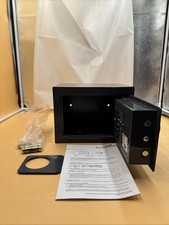 HMF Safe Tresor Möbeltresor Elektronikschloss klein mit Zahlenschloss 23cm