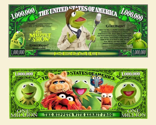 Kermit muppet show schein - kermit, -schein