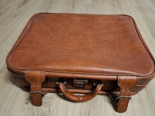 Lederkoffer 47x36x14 cm, Braun, Vintage