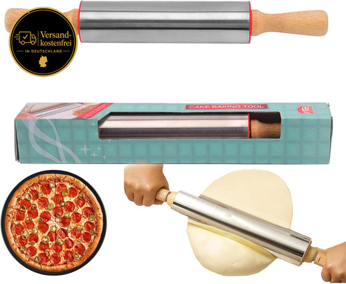 Edelstahl teigroller mit - edelstahl-teigroller,