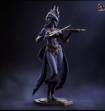 Shar Baldurs Gate figurine 12k 3d print resin print nerd gift figure to paint 