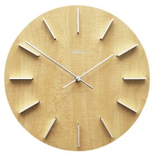 ATLANTA Quarz Wanduhr Erle