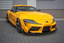Cup Spoilerlippe Front Ansatz V.2 passend für Toyota Supra Mk5 schwarz Hochglanz