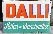 Altes Emailschild "DALLI
