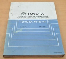 TOYOTA RAV4 CLA 20 21 Fahrwerk Karosserie Bremsen Klima Werkstatthandbuch 2001