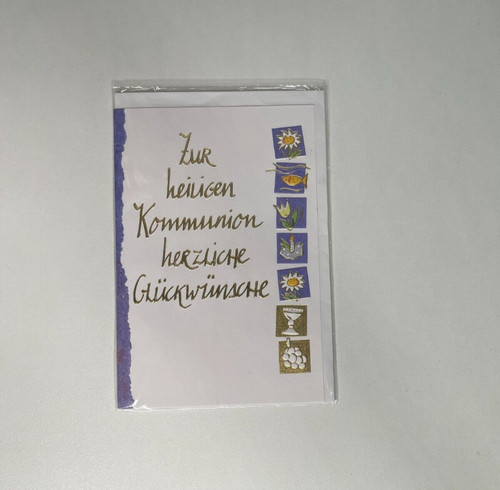 Kommunion geschenkkarte - kommunion,